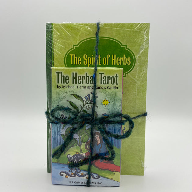 Herbal Tarot and Spirit of Herbs Tarot Deck and Book Set