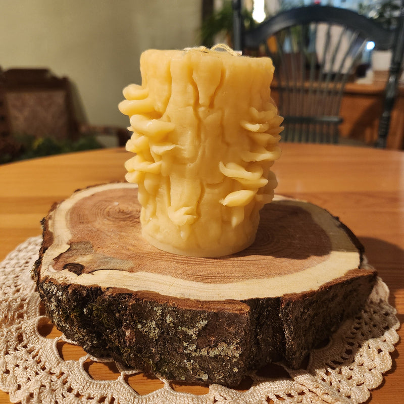 Candle- Bees Wax Oyster