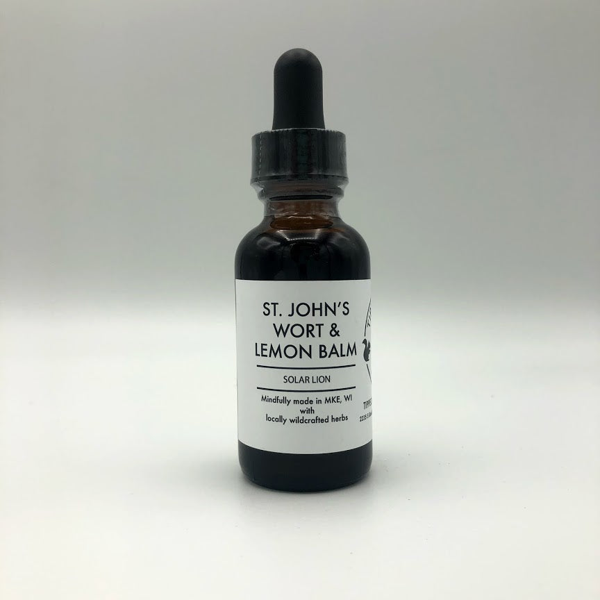 St. John's Wort & Lemon Balm Tincture Tippecanoe Herbs
