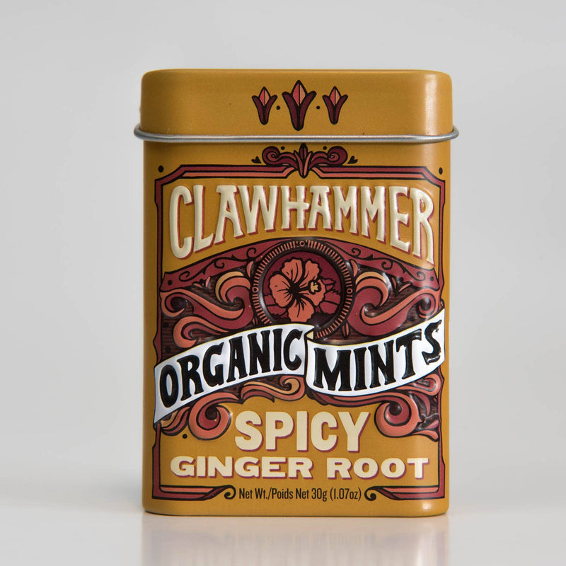 Clawhammer Certified Organic Mints - Spicy Ginger Root