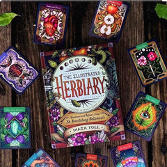 Book and Deck - The Illustrated Herbiary - Guidance and Rituals from 36 Bewitching Botanicals