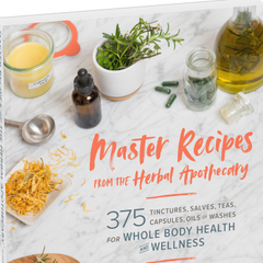 Book - Master Recipes from the Herbal Apothecary - 375 Tinctures, Salves, Teas, Capsules, Oils, and Washes for Whole Body Health and Wellness by JJ Pursell