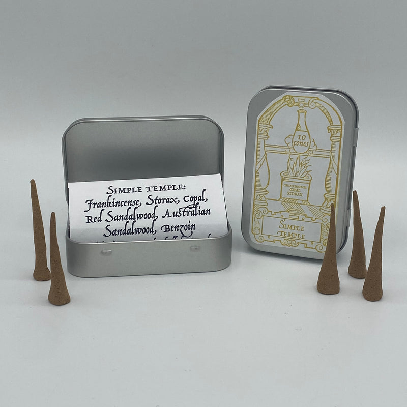 Incense Blend - Simple Temple - Frankincense, Copal, Storax