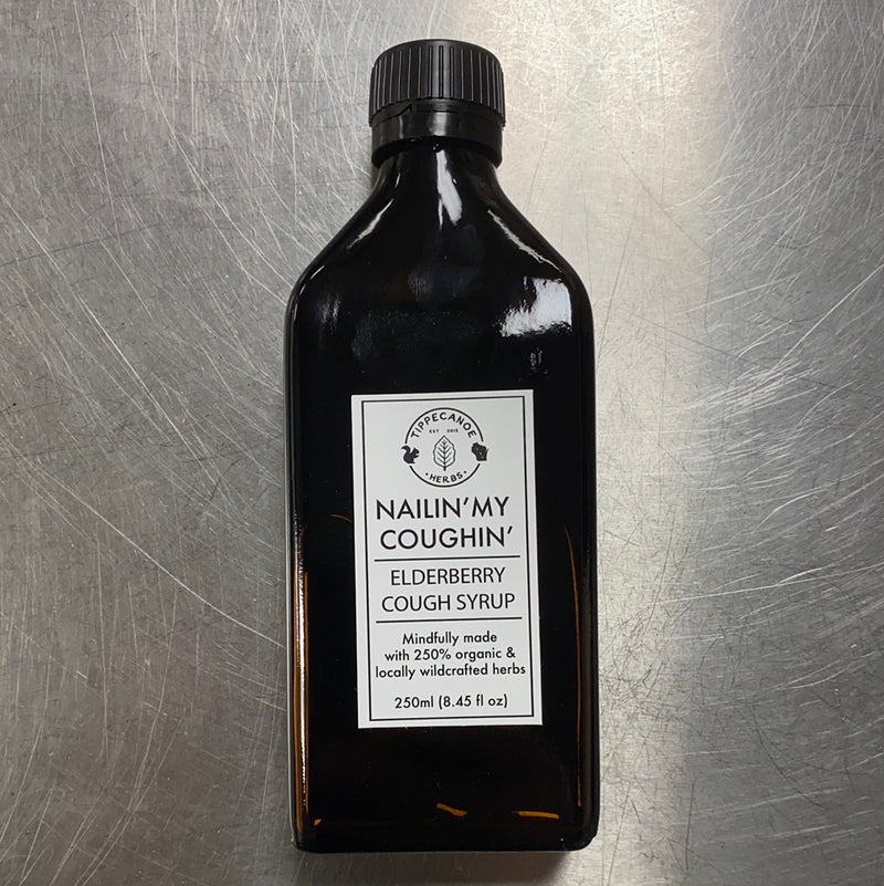 Elderberry Cough Syrup - Nailin' My Coughin' - Tippecanoe Herbs